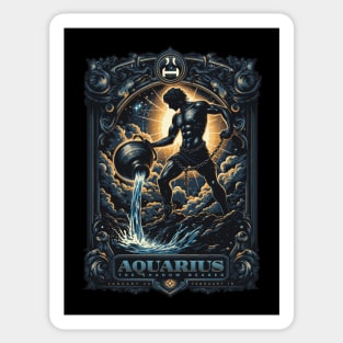 Dark Fantasy Aquarius Sticker